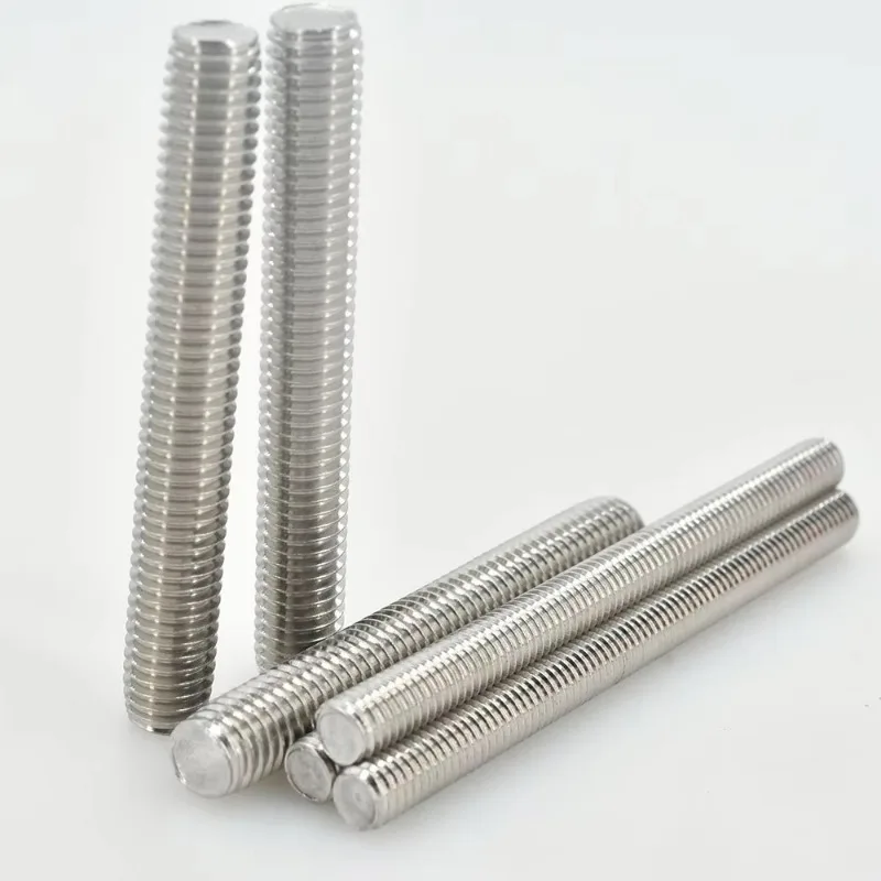 Ta2 Titanium Bolt M3M4M5M6M8 Metric Full Threaded Bar Studding Rod Not Polished Grade 2 Titanium Screw customize