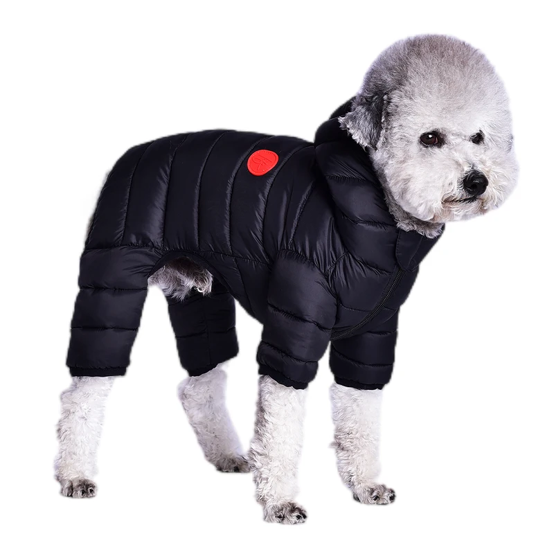 Winter Dog Clothes Overalls for Small Medium Dogs Luxury Fashion Lightweight Down-Like Cotton Padded Puppy Coat Soft Warm Jacket