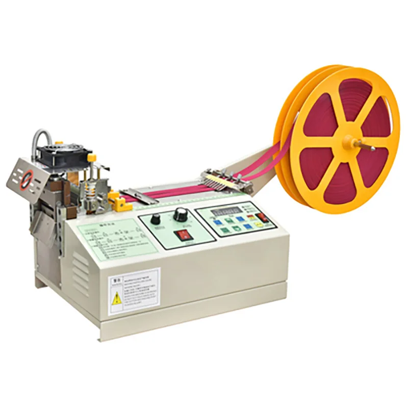 988T Computer Automatic Hot and Cold Cloth Belt Cutting Machine Magic Adhesive Tape Zipper Webbing Machine Elastic Belt Cutting