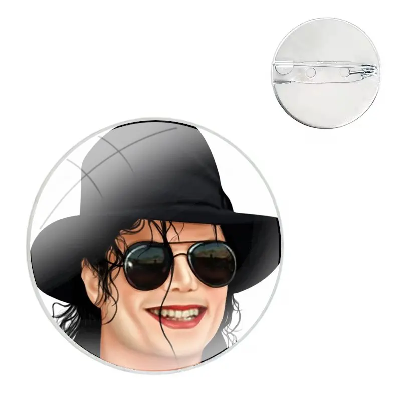 Badge Brooch Pin Accessories For Clothes Backpack Decoration gift Michael jackson