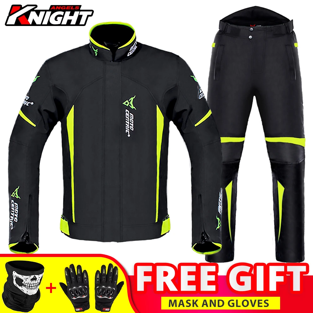 

Motorcycle Jacket Waterproof Motocross Jacket Pants Suit Four Seasons Winter Riding Jacket With Removeable Lining Body Armor