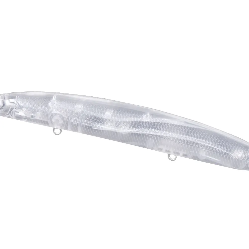 Señuelos Minnow sin pintar 13.5cm – Jerkbait transparente para aerógrafo - imagen 2