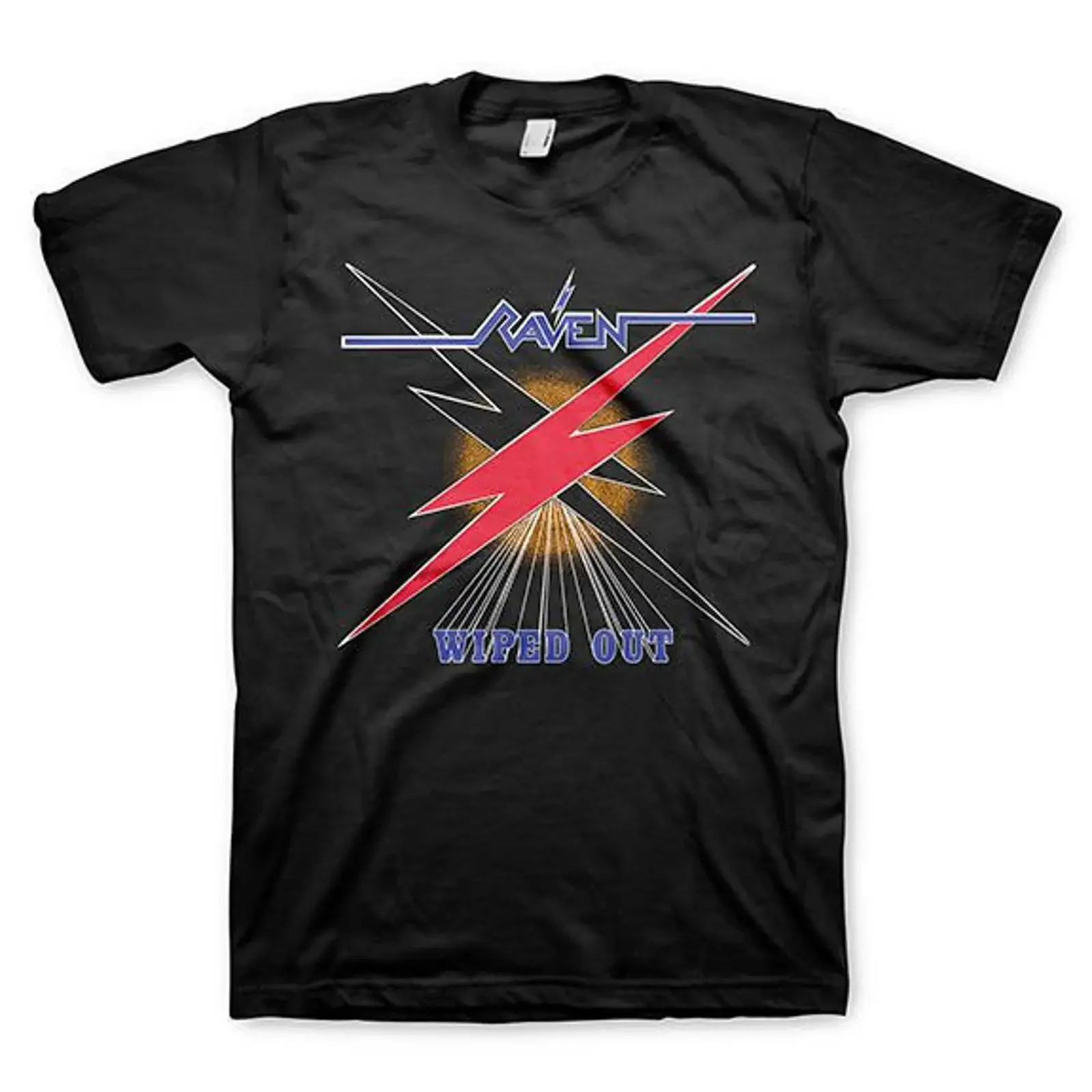 Raven Wiped Out T Shirt vintage Washed Soft Unisex streetwear graphic designer clothes homme Casual Stylish
