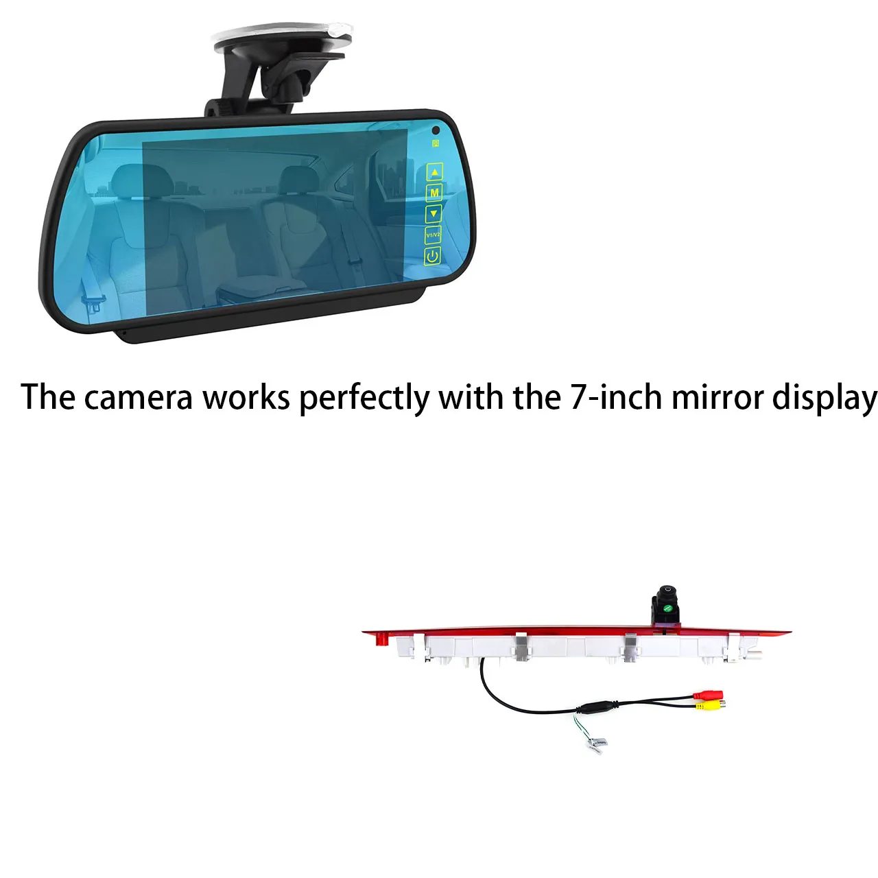 

Suitable for Mercedes Benz Vito high brake light camera waterproof rear view taillight monitoring