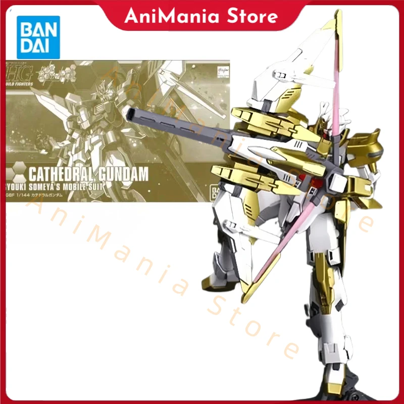 

Bandai Gundam Model Kit HGBF Cathedral Syouki Someya Аниме Фигурка Gunpla Строительный комплект Gundam Фигурки Игрушки для мальчиков Подарок