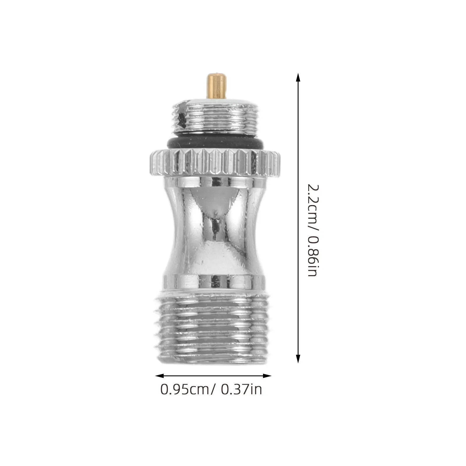 5Pcs Airbrush Inlet Valve Stainless Steel Precision Spray Airflow Control Fitting Mini Air Valve for Professional Fine Detail