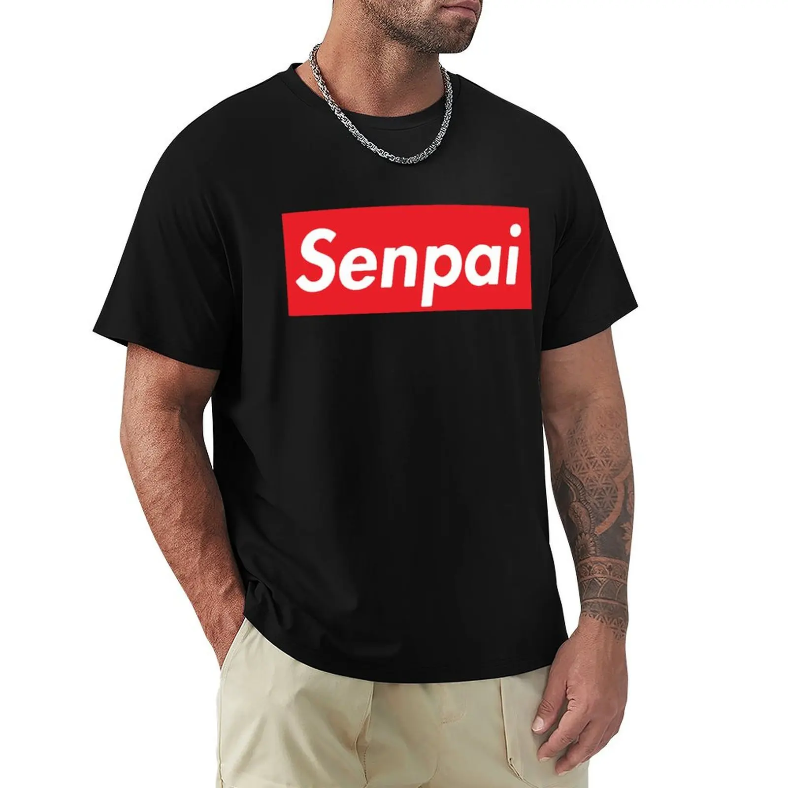

Hentai Difinition Senpai Painting T-Shirt tops boys whites summer top anime figures anime shirts men