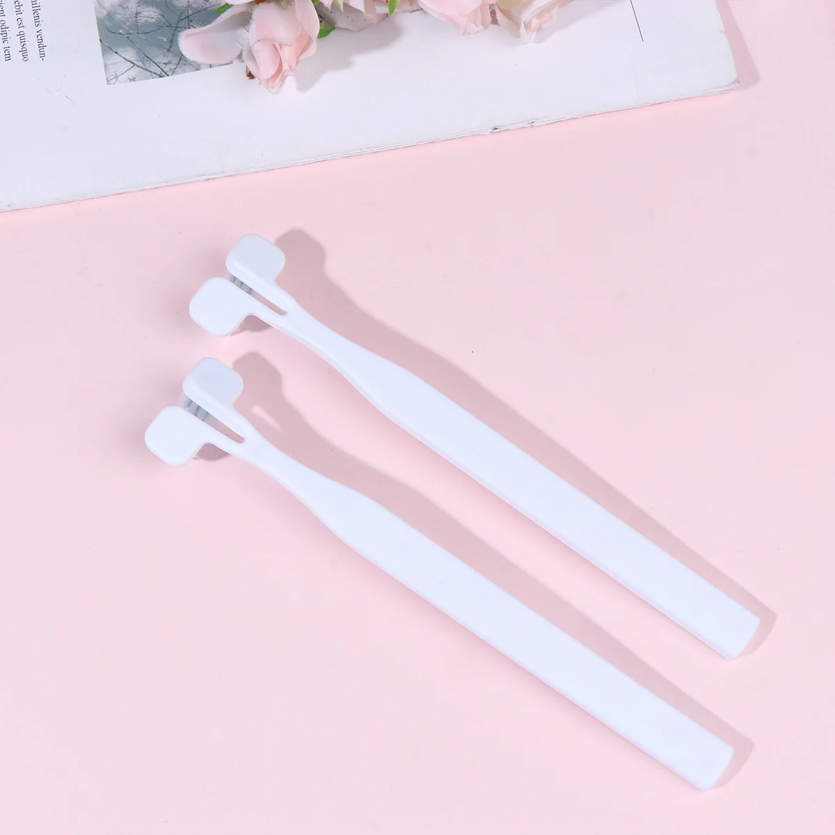 

3Pcs Pet Oral Brush Lightweight Portable Comfortable Grip Suitable for All Pets Dog Cat Teeth Cleaning Effective Thorough