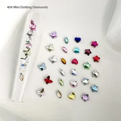 -Dotting Diamonds- Versatile Colorful Mix Rhinestone Butterfly Mini Star Diamonds Horse Eye DIY Wheat Ear Flatback 3D Gem 404art