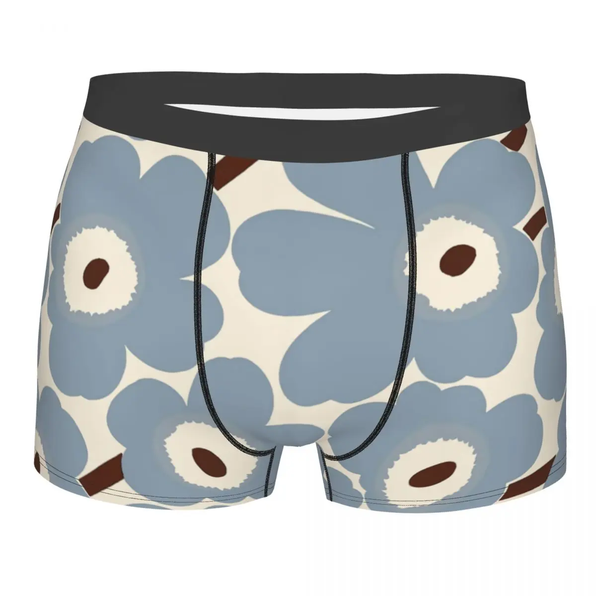 Custom Male Funny Little Poppy Print Underwear Fashion Modern Style Boxer Briefs Stretch Shorts Panties Underpants