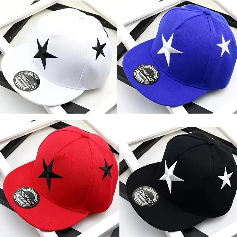 Fashion Cap Boys Girls Adjustable Hip Hop Baseball Cap For Children Outdoor Casual Sun Hat Cotton Snapback Hats