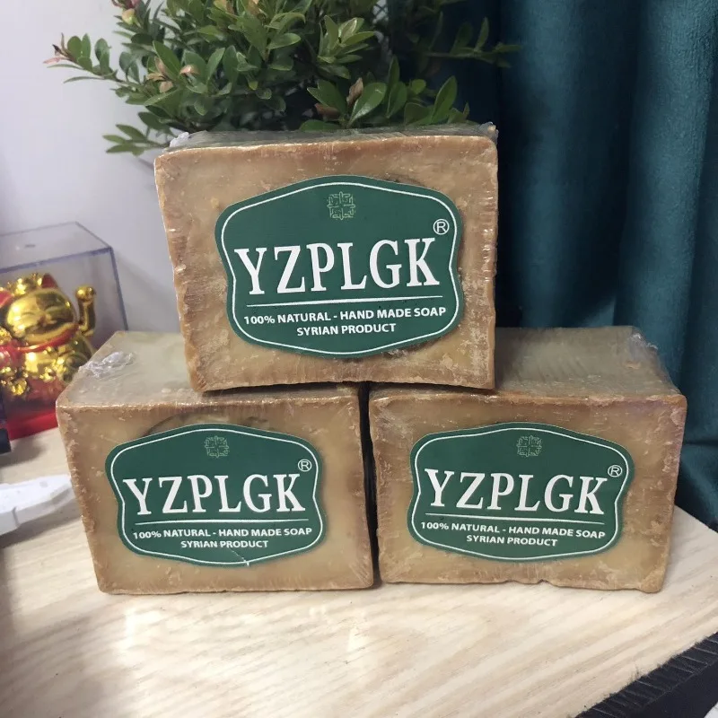 Aleppo Soap Olive Laurel Oil Bar Face Body Hair Cleanser Moisturizing Nourishing Gentle Soothing Daily Skincare