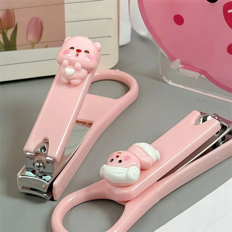 Cute Loopy doll nail clipper cartoon anime merchandise kawaii beaver Loopy household stainless steel nail clippers manicure tool