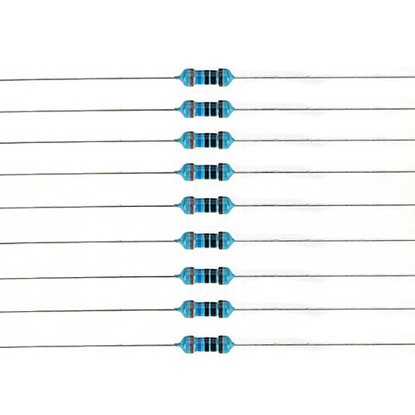 

2500pcs Metal Film Resistors 1/ +/-1% Tolerance 50 Values Kit Voltage Measurement Assortment Durability Precision