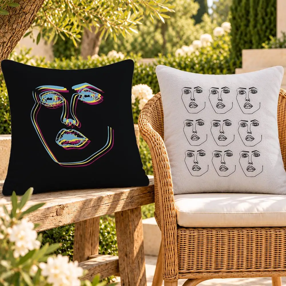 Music Electronic Duo Disclosure Cushion Cover Soft Plush Throw Pillow Cover Washable Sofa Bed Patio Chair Home Decor