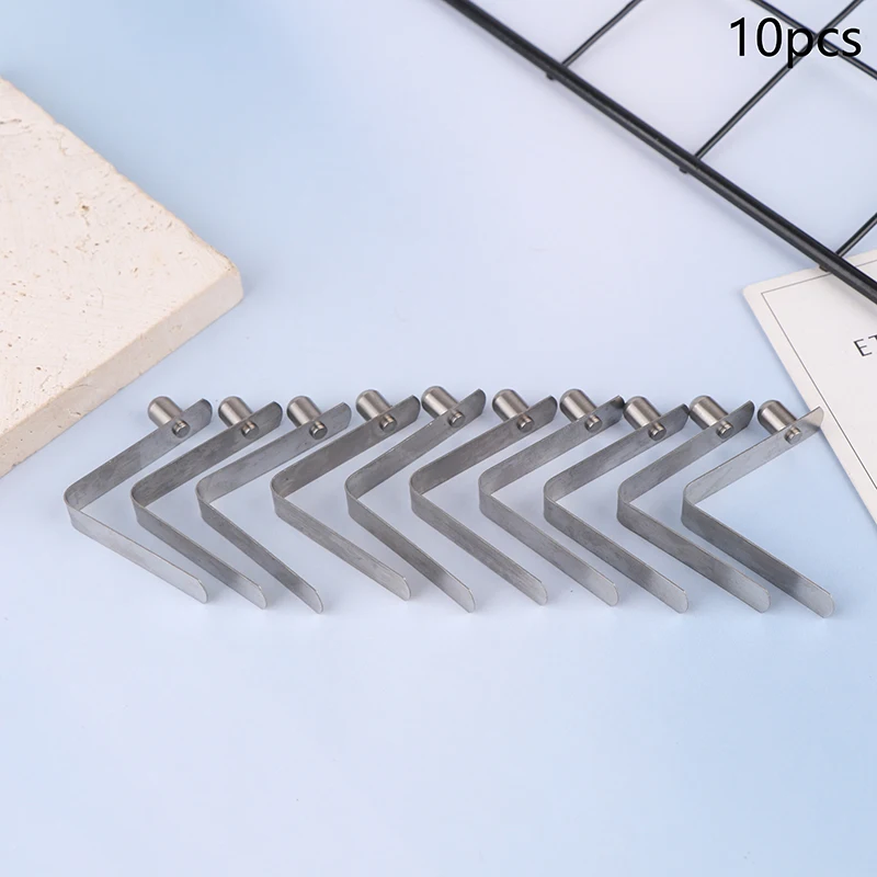 10Pcs 6*9mm Double Single Hollow Button Clips Kayak Paddle Snap Spring Clip Tent Pole Tube Lock Awning Telescopeic Shrapnel