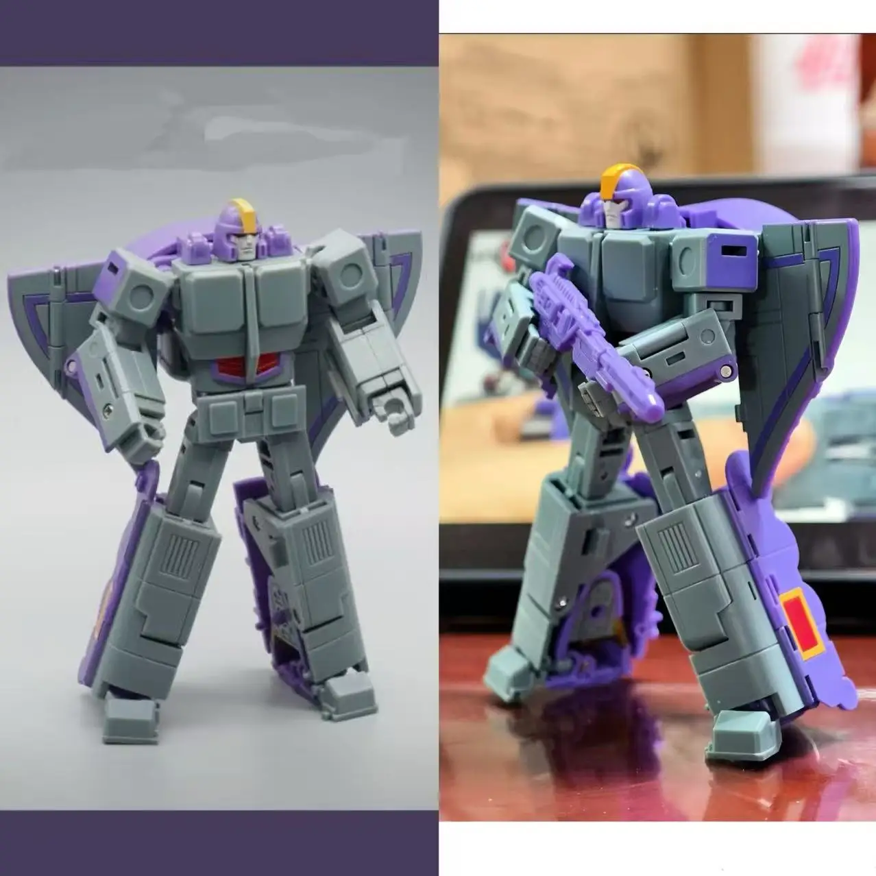 Transformation Toy MFT MS-20 Iron Sky Large Train Small Scale Pocket Triple Change Warrior Deformation Robot Action Figures