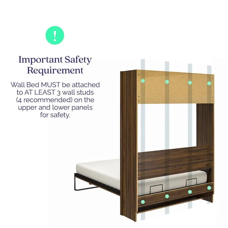 Easy Assembly Modern Multifunction Vertical Folding Hidden Wall Bed Bedroom Furniture Murphy Bed Mechanism With Desk And Shelf