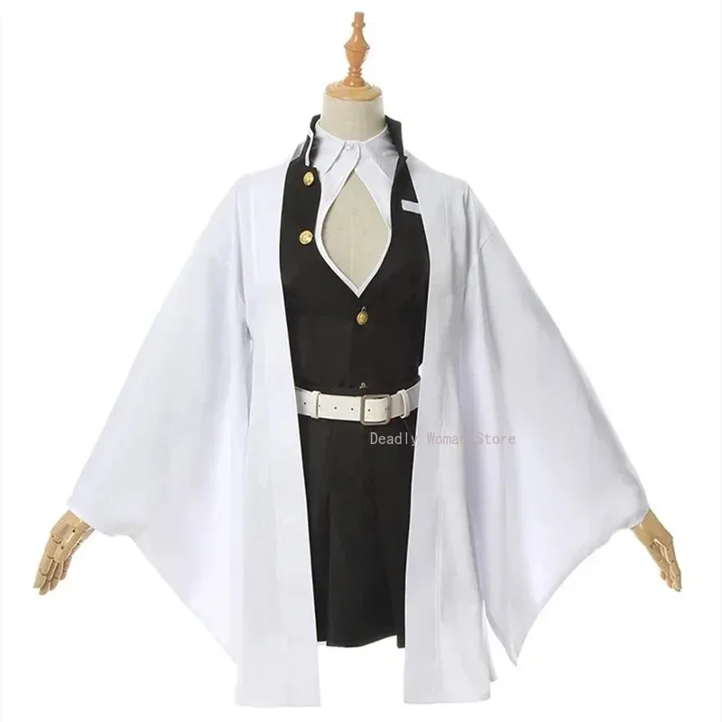 В наличии Канродзи Мицури Косплей Костюм Парик Аниме Демон Японская Униформа Kisatsutai Сексуальная Одежда Для Хэллоуина для Женщин; 2'k