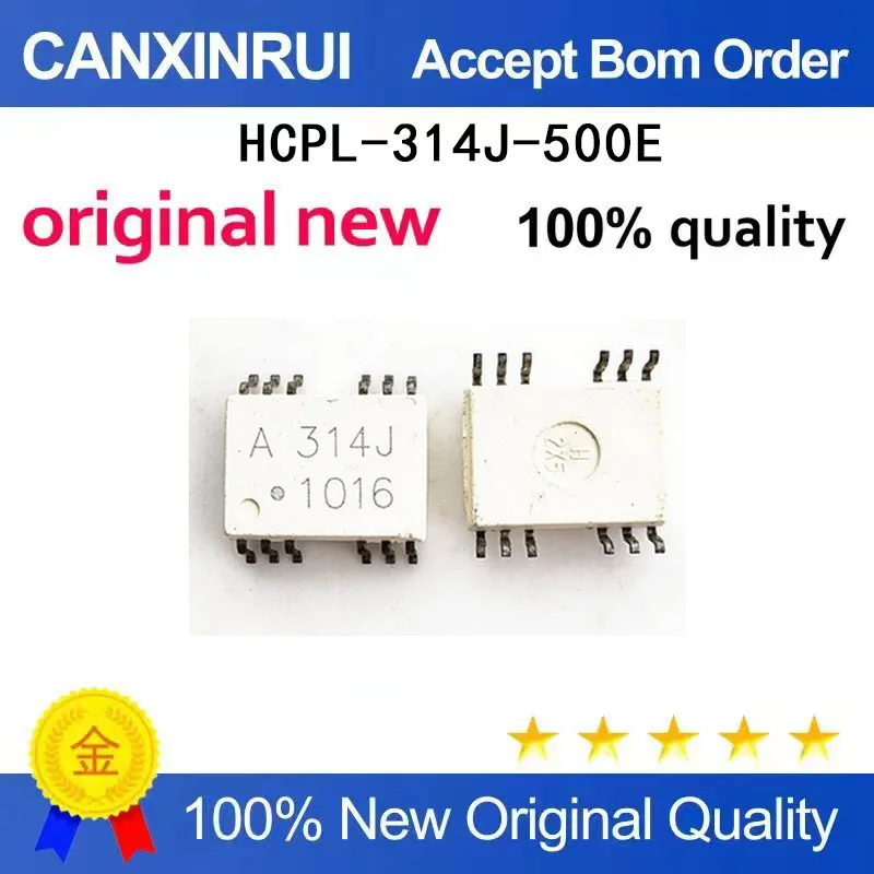 (5-100 Pieces)Brand new original HCPL-314J-500E silk screen A314J patch SOP-12 optocoupler chip