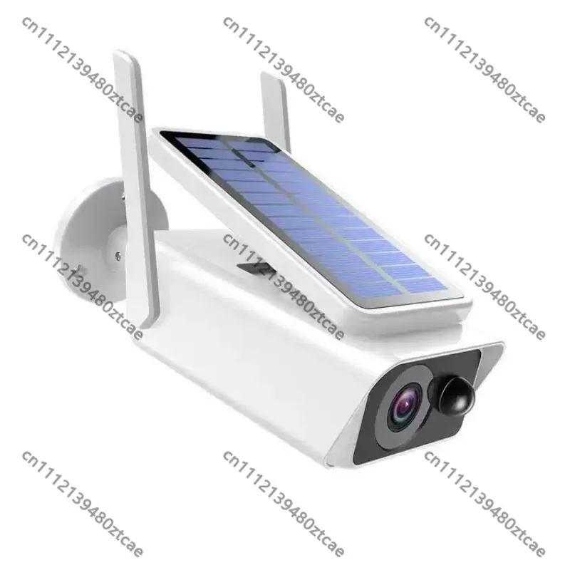 Solar Powered Security Camera Outdoor Surveillance Camera Wireless Anti-theft Monitoring Camera
