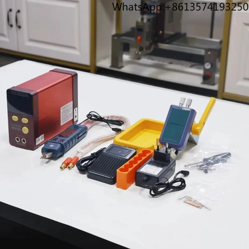 【2026】Capacitor Mobile Spot Welder 801D Capacitor Energy Storage Pulse Welding Machine Battery Welder Spot Welder 0.2mm 100-240V