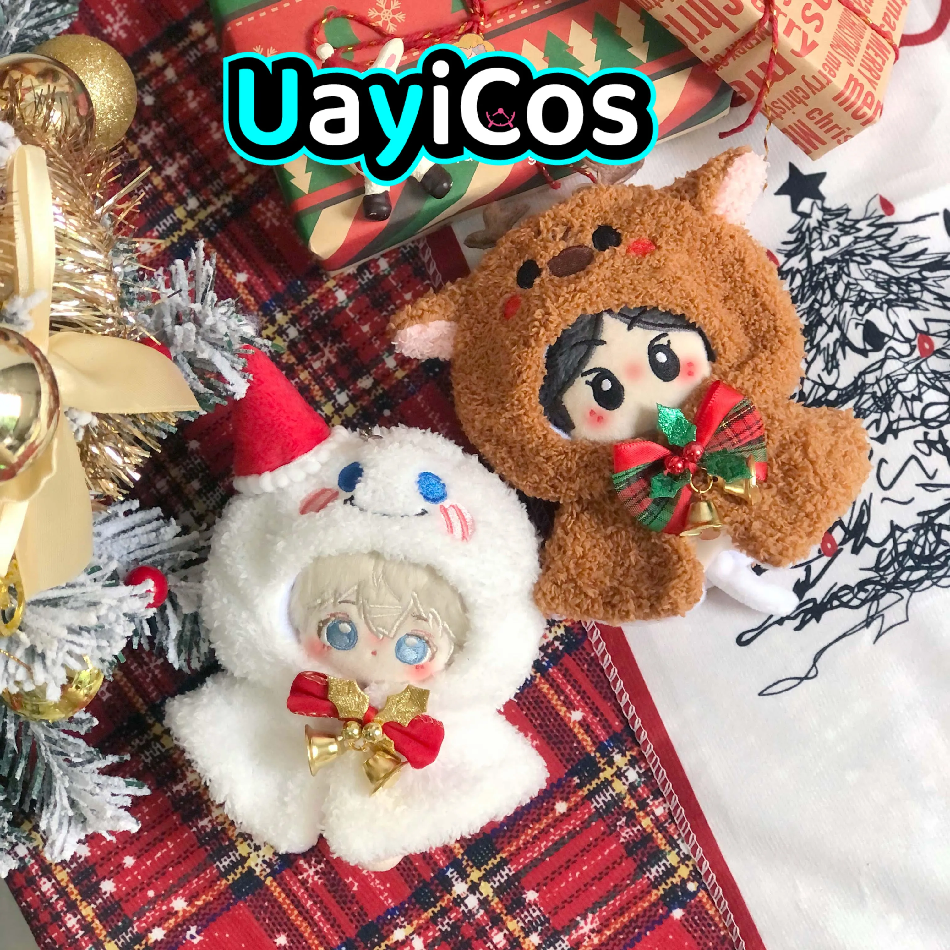 

В наличии 10 см кукольная одежда Снеговик Олень Одежда Плащ Костюм Мягкие плюшевые аксессуары для кукол Аниме Игрушка Дети Хэллоуин Gif