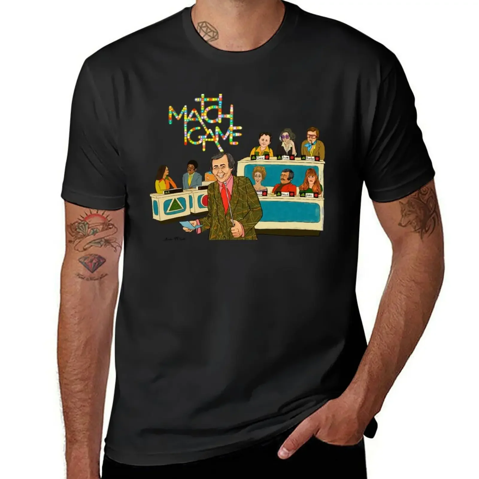 Match Game T-Shirt street wear tees heavyweight t shirts for men