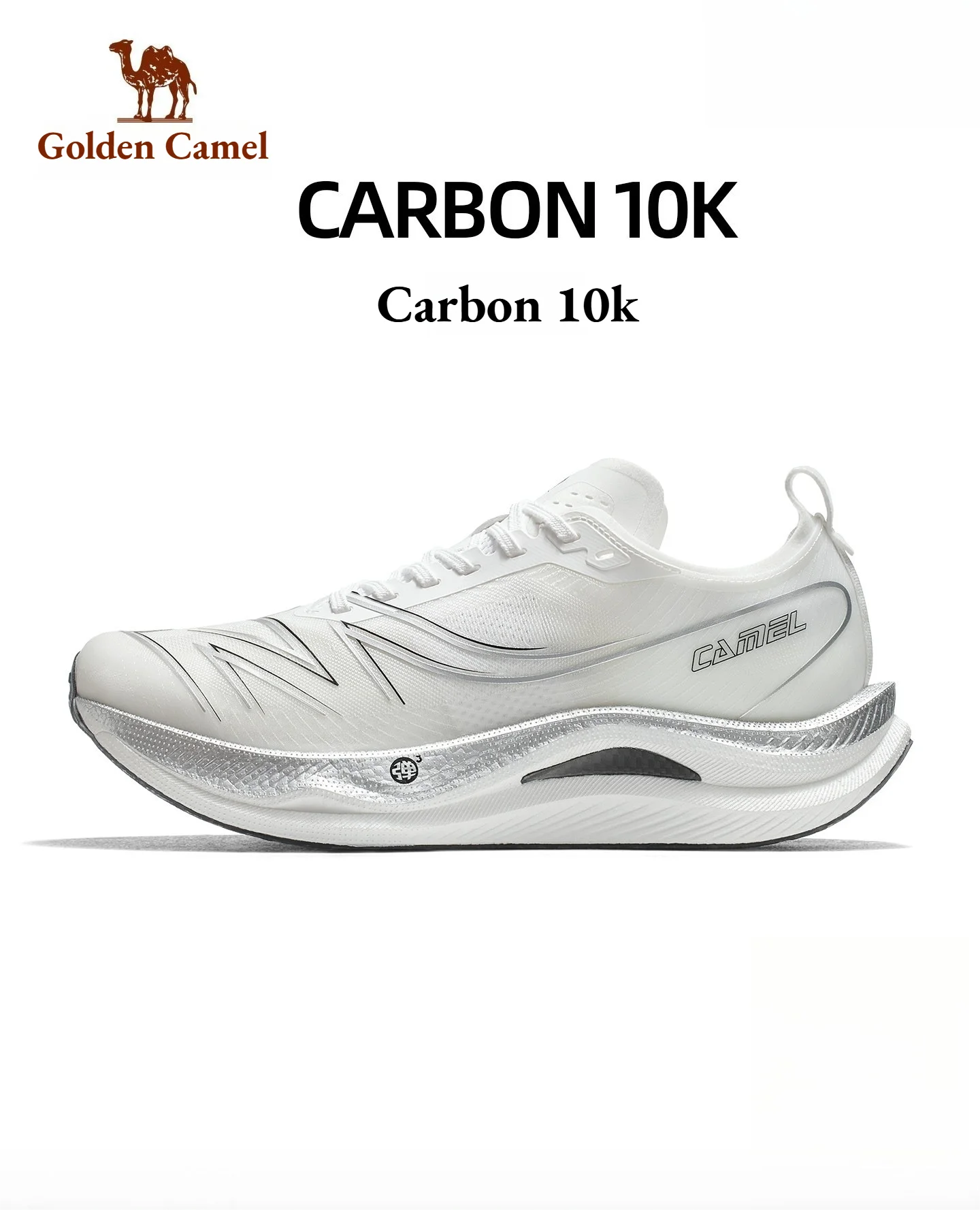 Golden Camel 10K Carbon Plate Cushion Running Shoes 2026 Spring All-terrain Sneakers Wear-Resistant Lightweight Jogging Shoe Man