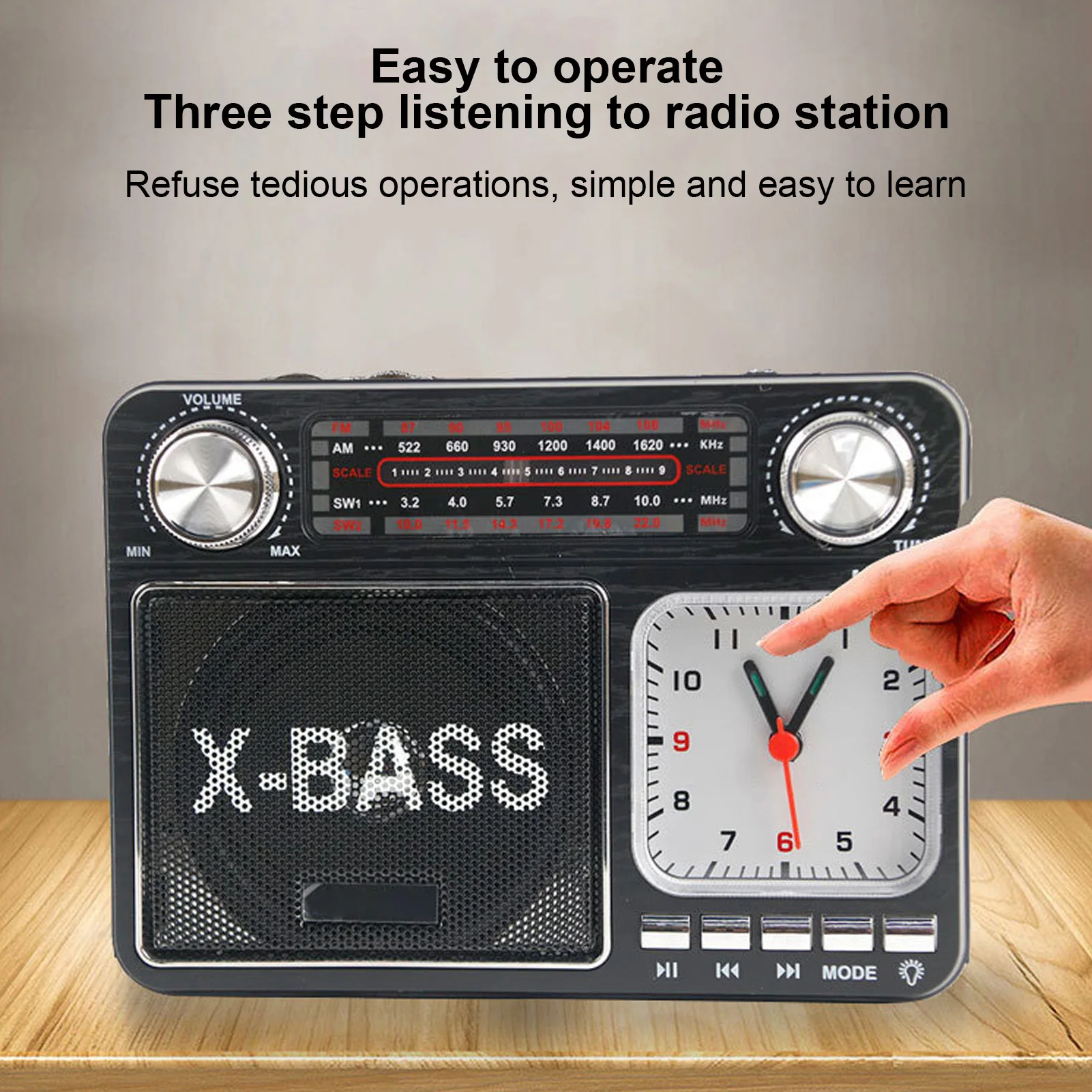 Portable Bt Radio W… - image