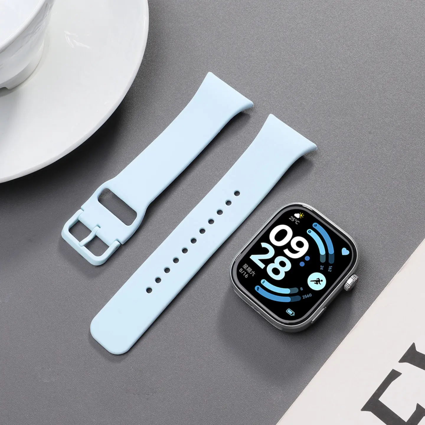 Sport Band for Redmi watch 6 active lite 6 5 4 Strap Silicone correa bracelet Replacement for Xiaomi Band 8 9 10 Pro Straps