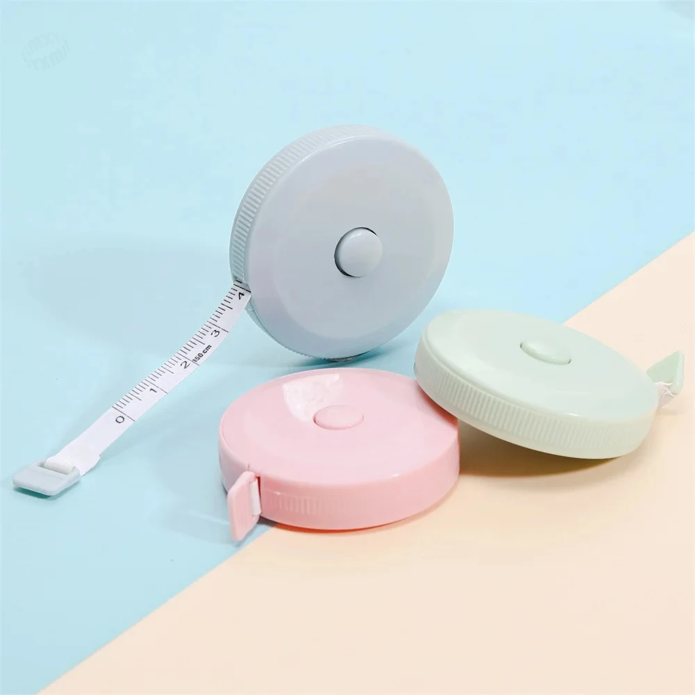 

150cm/60" Mini Measure Plastic Ruler Roll Tape Accurate Measurement For DIY Jewelry Making Accessories Resin Crafts Tools