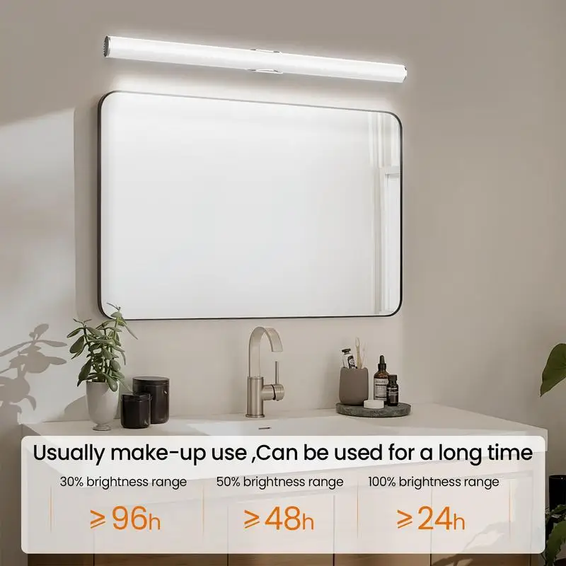 أضواء الغرور للمرآة الغرور الإضاءة LED مرآة ضوء بطارية طويلة الحياة عكس الضوء التحكم باللمس لقراءة ضوء مصباح مكتبي