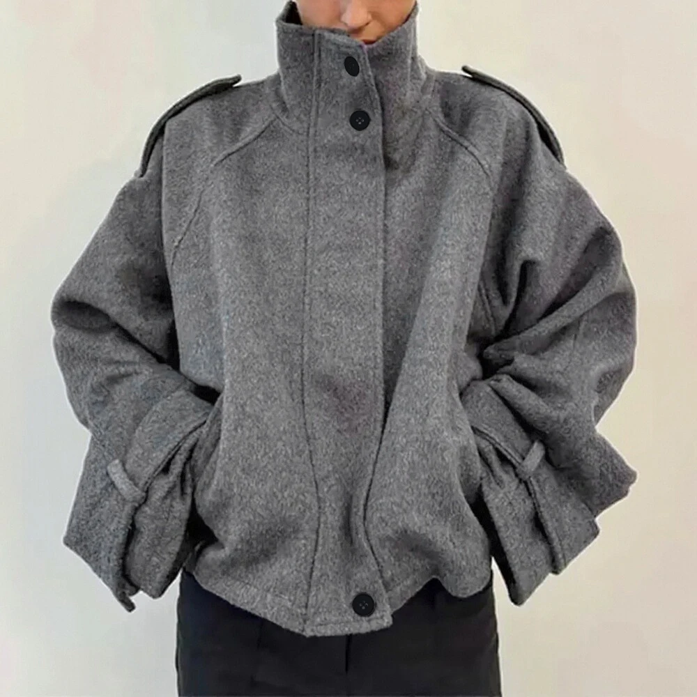 

Осенне-зимнее повседневное женское пальто без украшения, модная верхняя одежда для женщин, удобная верхняя одежда