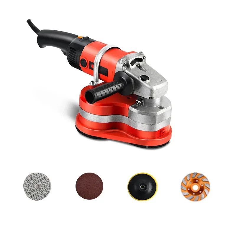 Electric Sanding Machine Wall Grinding Machine Clean Ground Grinder Concrete Paint  Milling Tool Dustless Handheld Polisher 220V