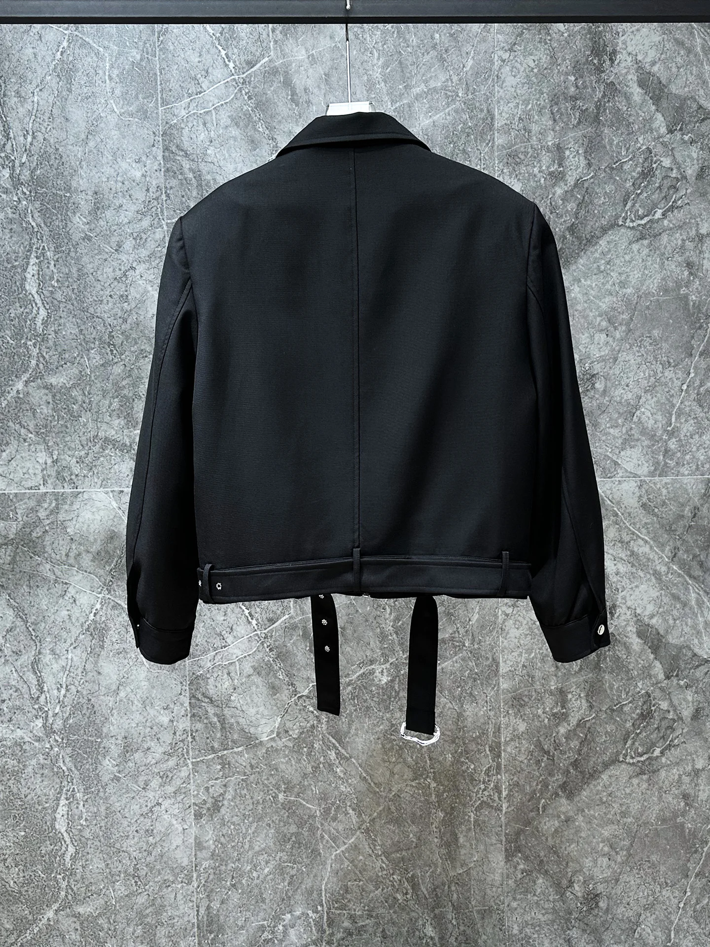 Men's 2025 Autumn New Multi-Zipper Design Long Sleeve Jackets Handsome Coats Stylish Male Solid Color Trendy Short Style Tops