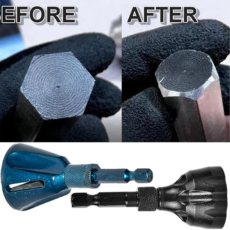 All Thread Deburring Tool, Reburring Chamfering Broca com Lâmina De Carboneto De Tungstênio, Pacote 2