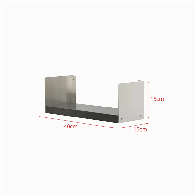 Living room laminate shelf household wall bookshelf stainless steel wall display rack creative background wall decorative rack