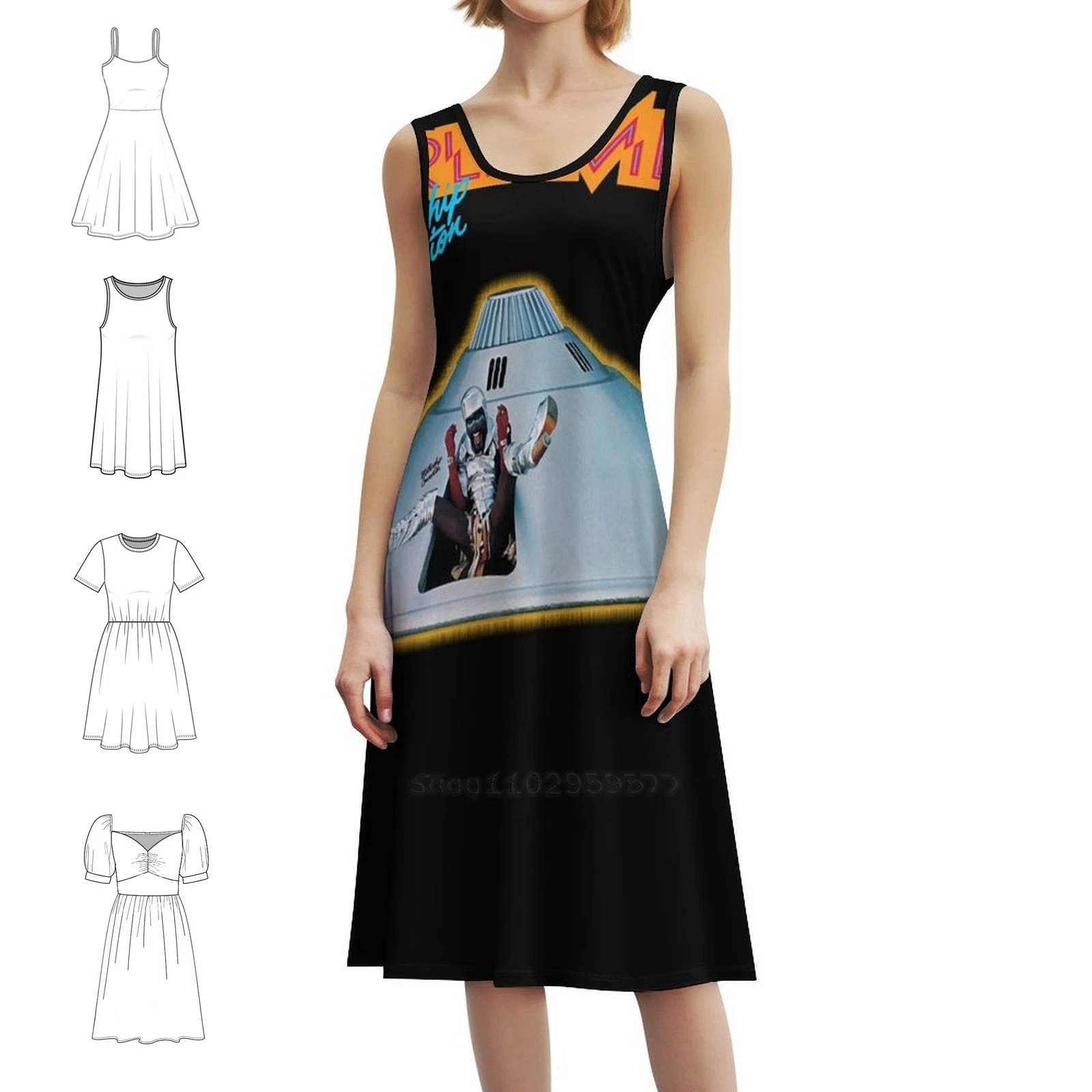 

P-Funk Essential футболка с вырезом в форме сердца, элегантное летнее праздничное платье для женщин, женское платье P Funk Essential