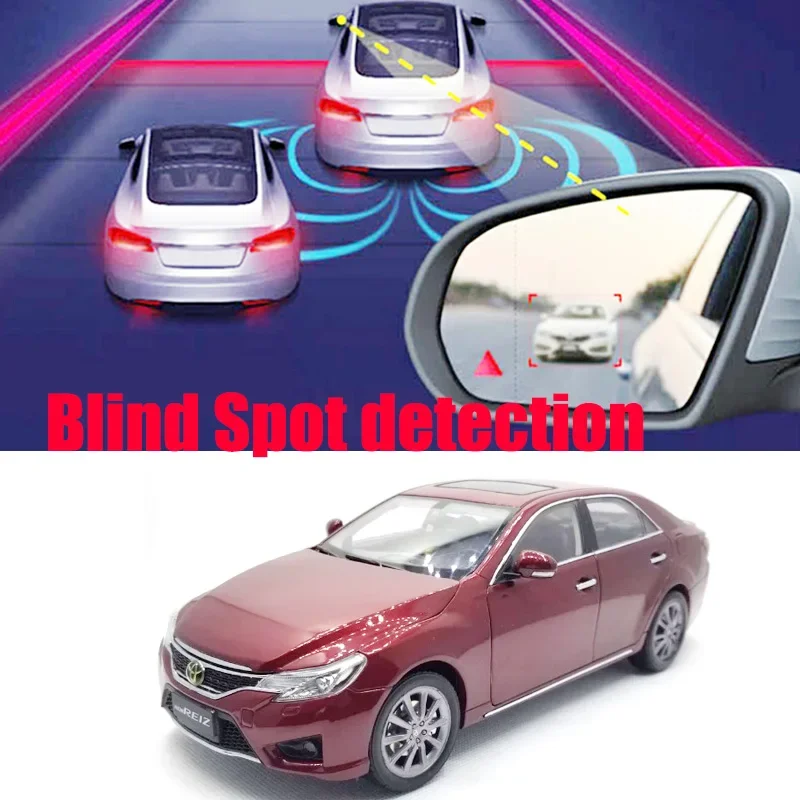 

For TOYOTA Reiz Mark X120 Car BSD BSA BSM Blind Area Spot Warning Safety Drive Alert Mirror Rear Radar Detection System