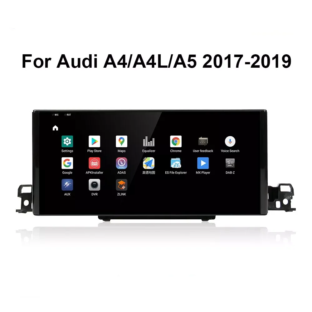 

RELI1 10.25inch Android 13 Car Navigation Multimedia Player for 2017-2019 Audi A4 A4L B9 B8 Wireless Radio Carplay Touchscreen