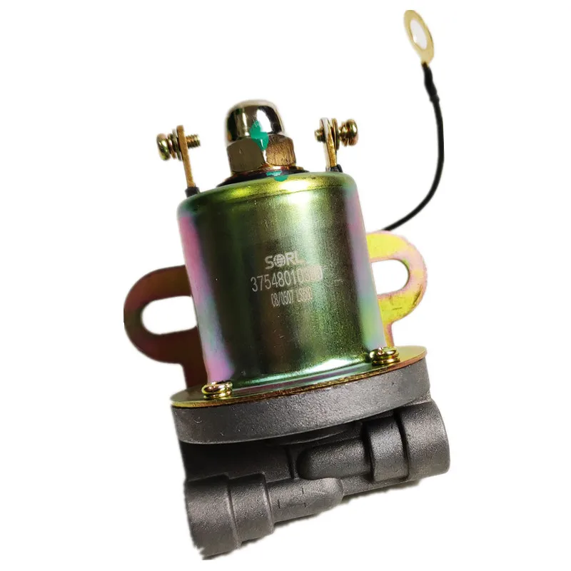 Solenoid valve 24V suitable for sprinkler oil tanker dump truck pneumatic control exhaust switch 12V