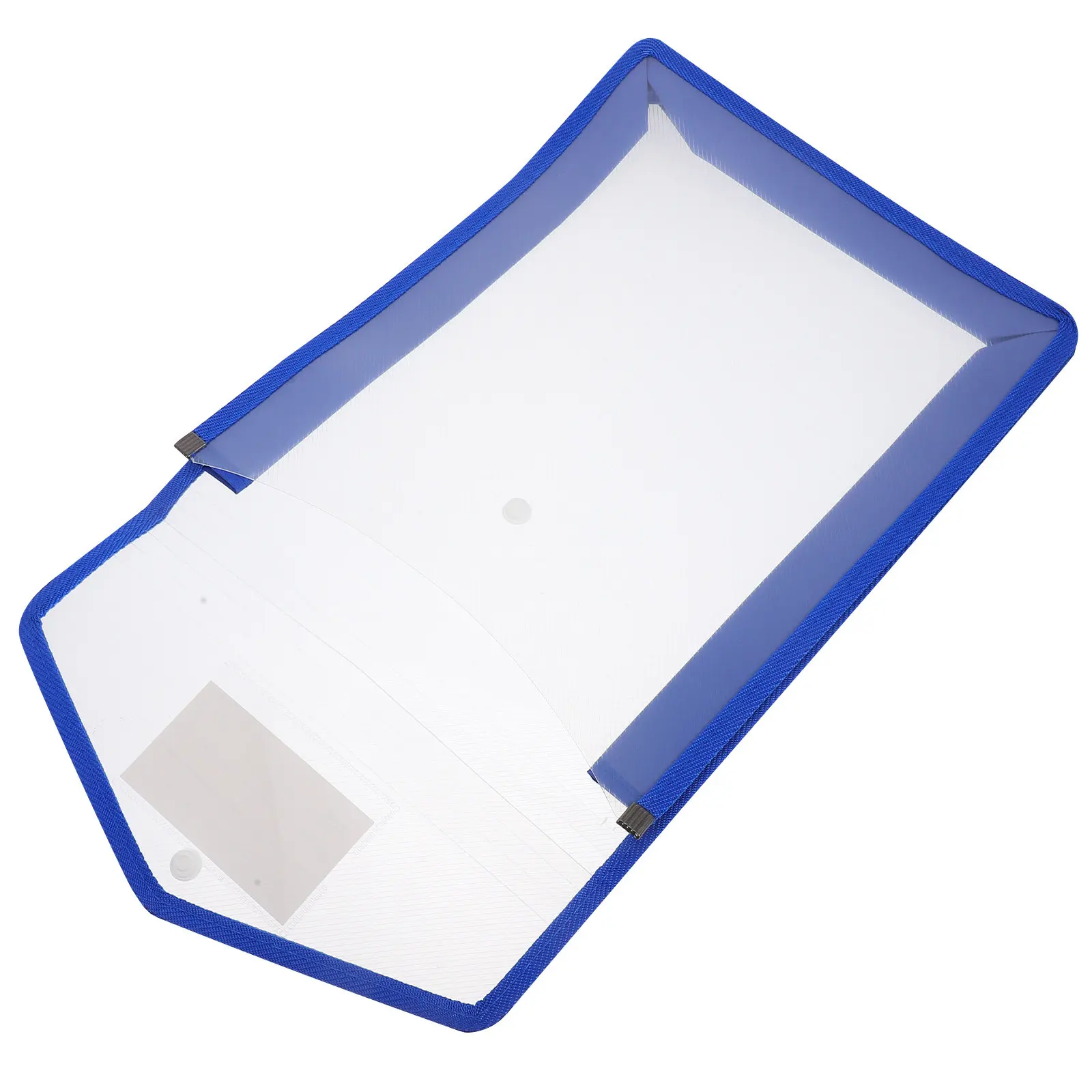 

3D Transparent Large Capacity Document Storage Bag Portable Handle Waterproof Dustproof PP Material Office Home File Organizer