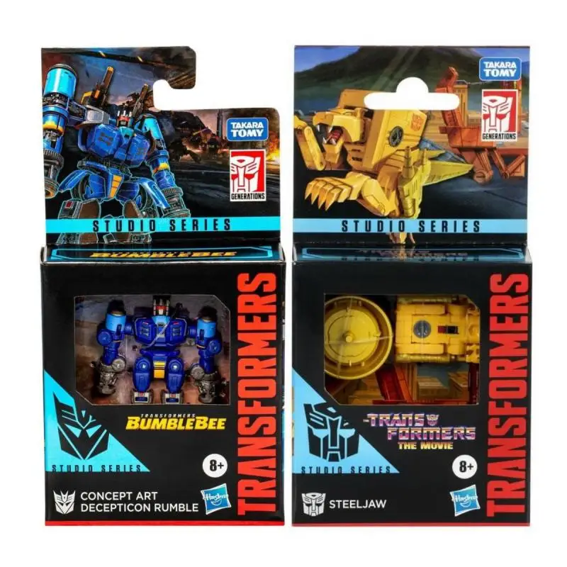 Takara tomy hasbro estúdio série núcleo bumblebee conceito arte decepticon rumble o filme steeljaw 3.5 polegadas figura de ação brinquedo