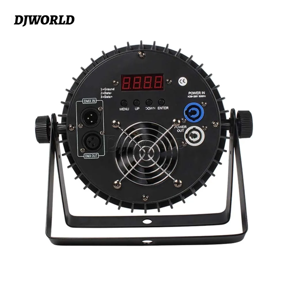 4PCS Aluminum Alloy LED Flat Par 18x12W RGBW/18x18W RGBWA+UV LED Lighting DMX512 Disco Professional Stage DJ Equipment