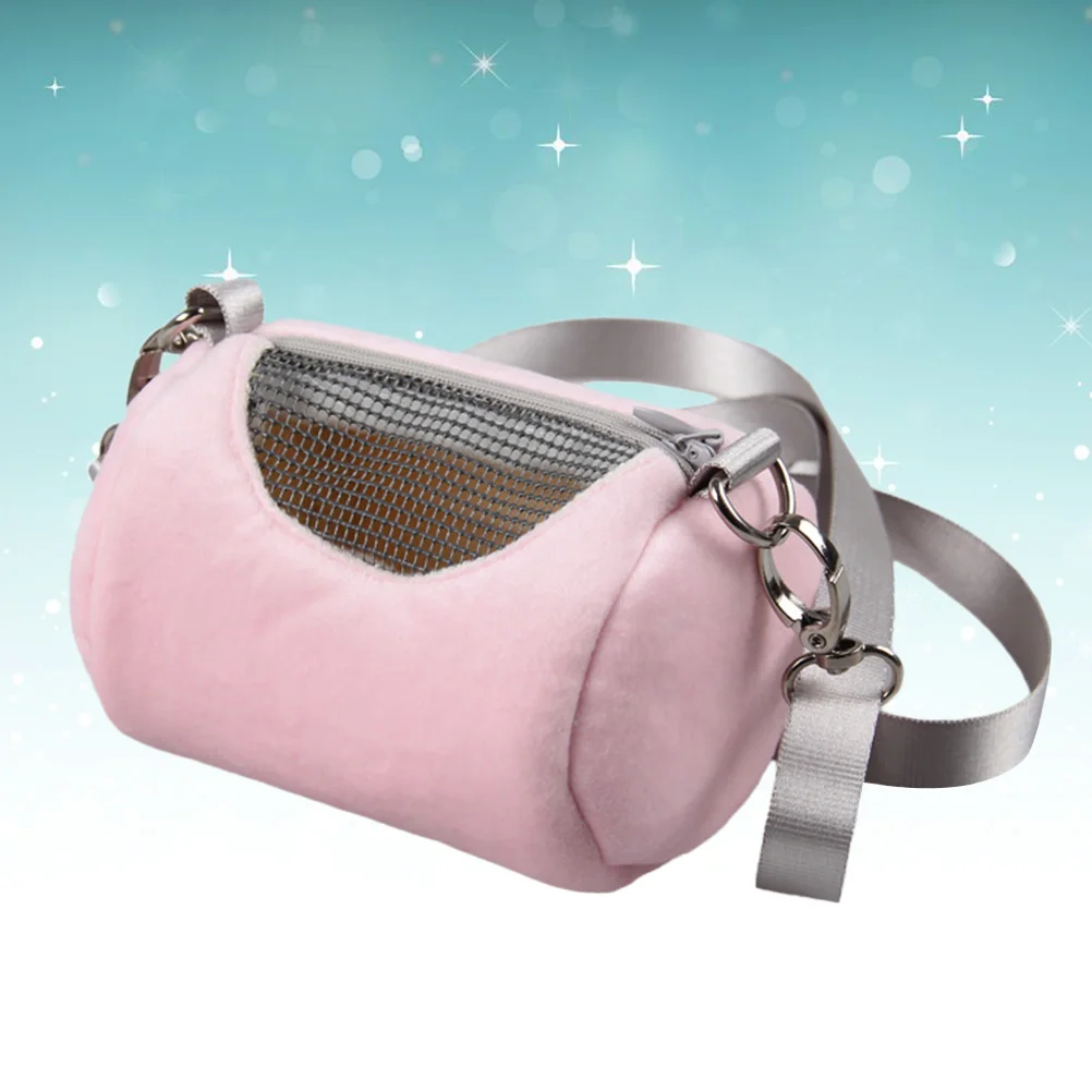 

Pet Backpack Durable Hamster Bag Portable Tote Hamster Storage Bag Travel Outdoor Extendable Strap Buckle Storage House