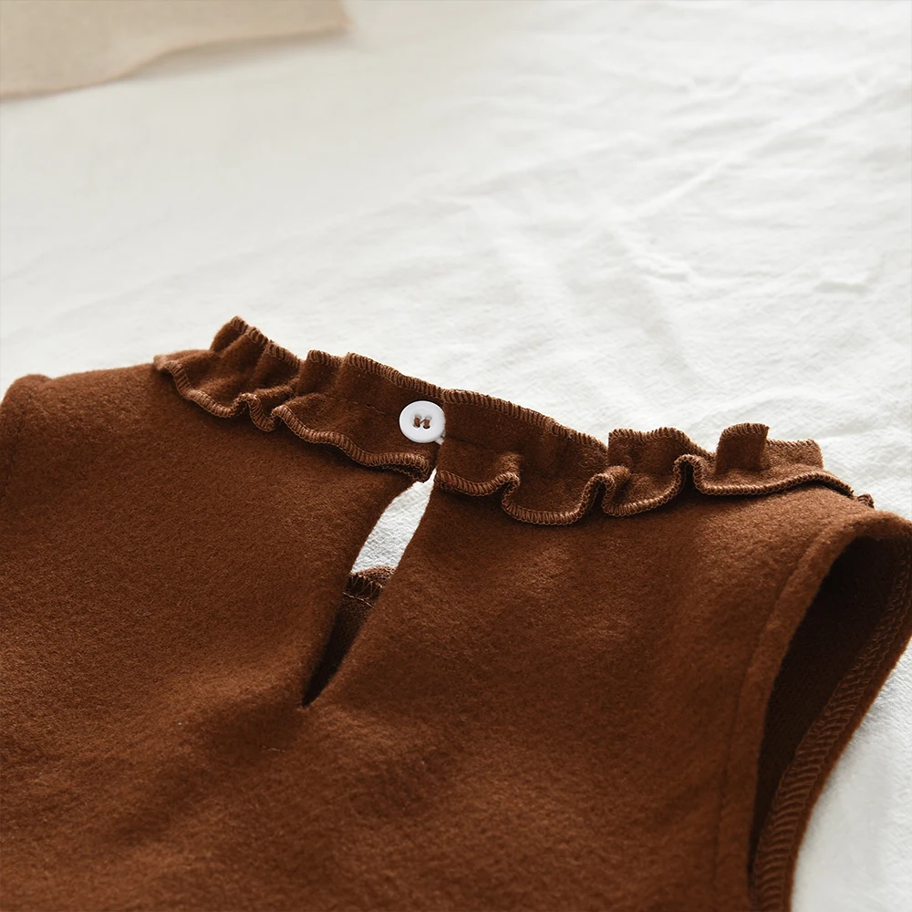 Bär Führer Herbst Mode Neue kinder Drei Stück Set Frühling Koreanische Version Grau Mädchen Kleidung Lange Ärmeln Top + weste + Hosen – Detail 13