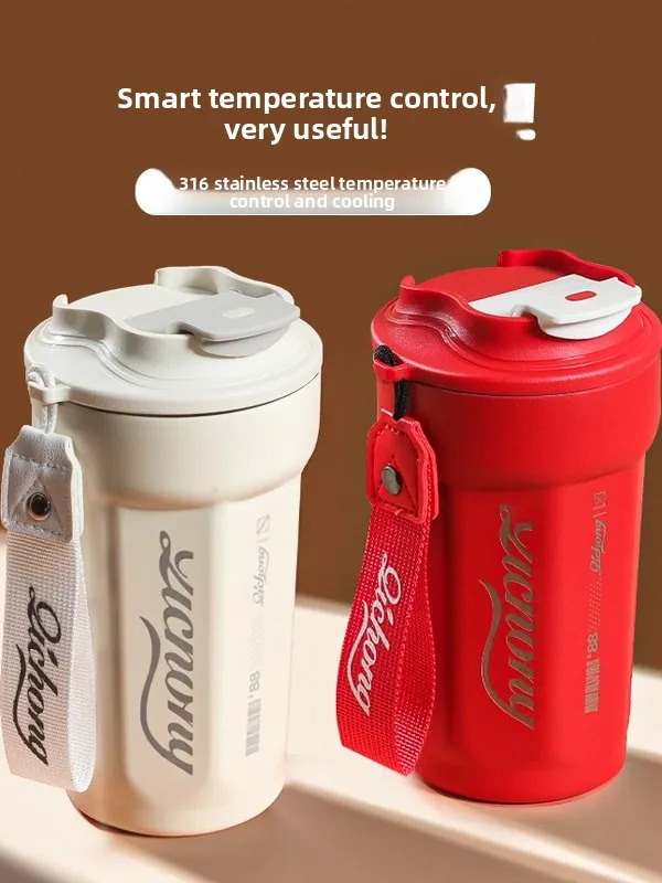 

Большая чашка для кофе из нержавеющей стали 36, изолированная бутылка для воды, переноска для холодных напитков для мужчин и женщин, дорожная кружка