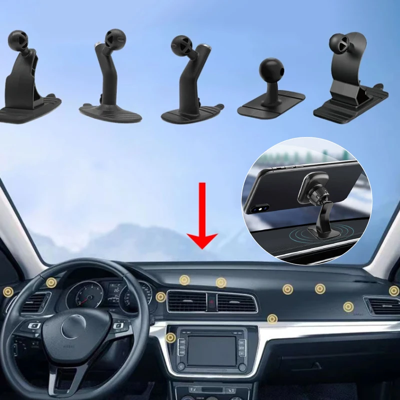 

Self-adhesive Bracket Base for Center Console Dashboard Specific Navigation Cell Phone Holder Accessories Car Accessories