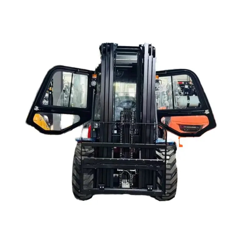 2.5/3.5 Ton 4WD/2WD Rough Terrain Forklift , Euro V, 6m Triplex Mast, Cabin, AC & Suspension Seat Optional